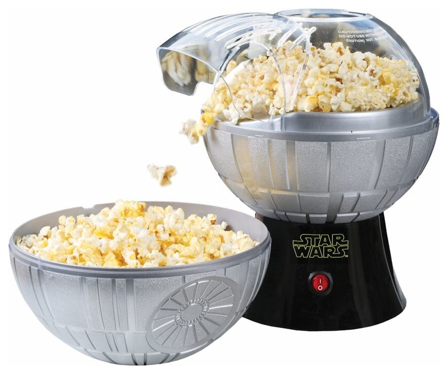 Star Wars Rogue One Death Star Popcorn Maker - Hot Air Style with Removable Bow