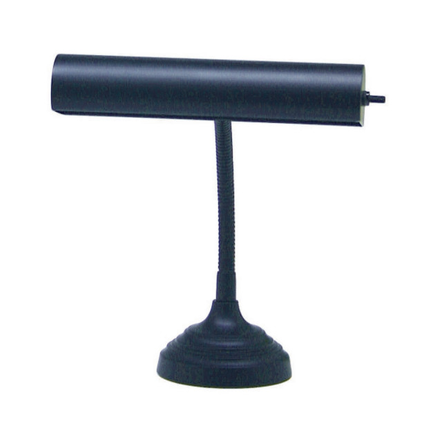 Advent 10" Piano Desk Lamp in Black Finish