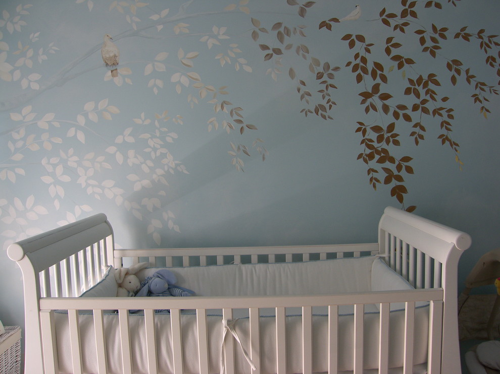 Inspiration for a traditional nursery in Portland.