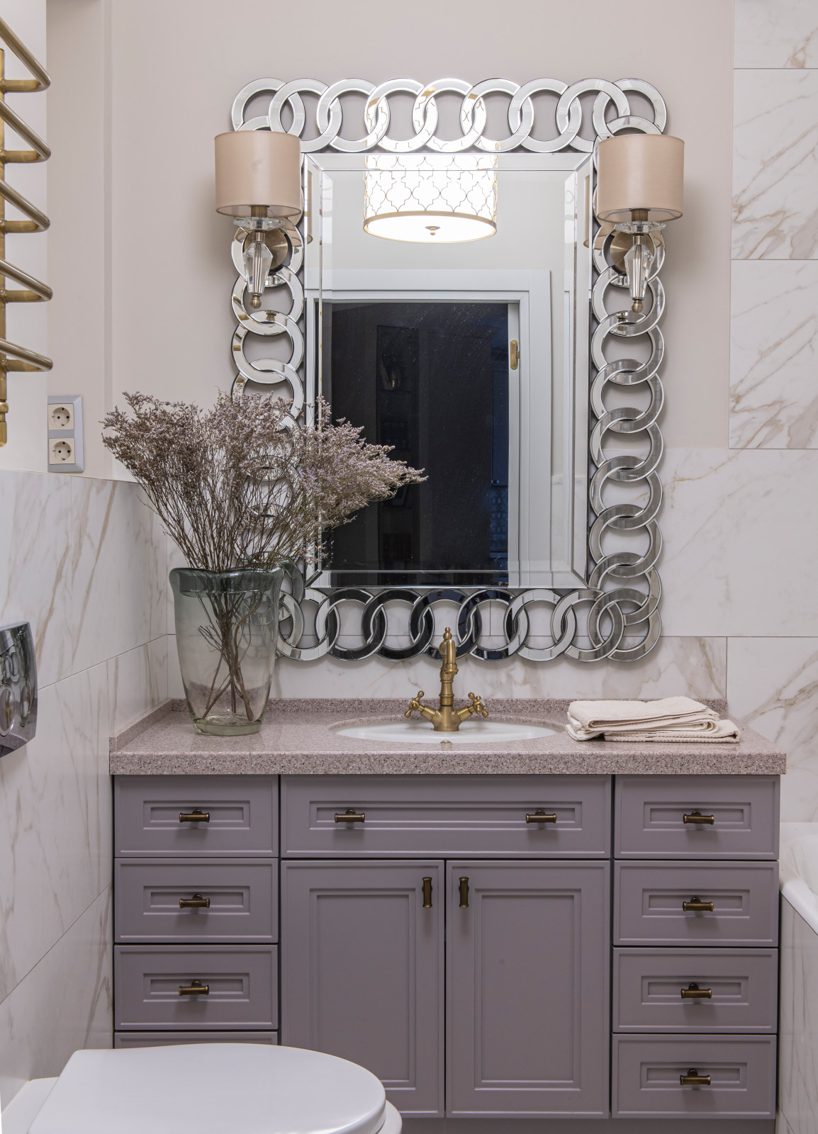 Квартира дизайнера по проекту Ольги Коровиной