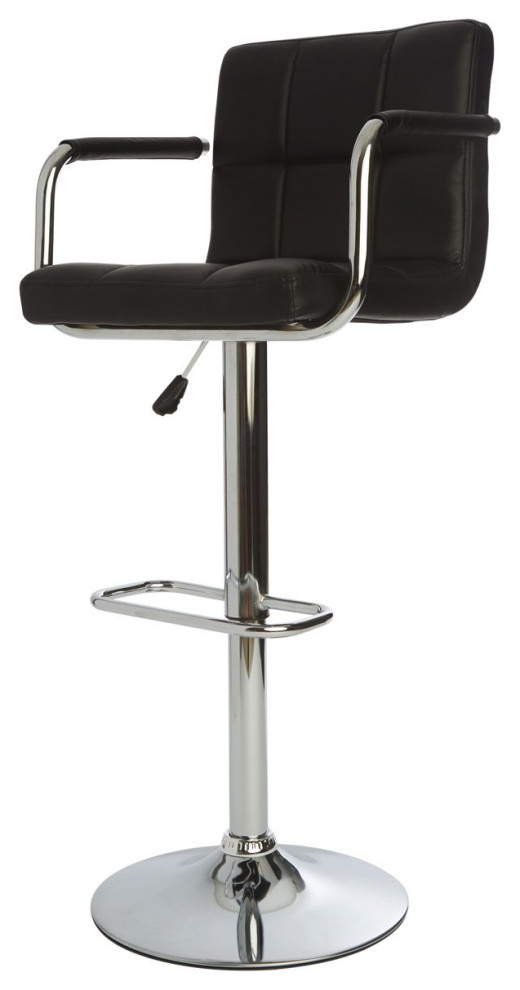 Phoebe Square Quilted Vanity Stool Contemporary Vanity Stools And