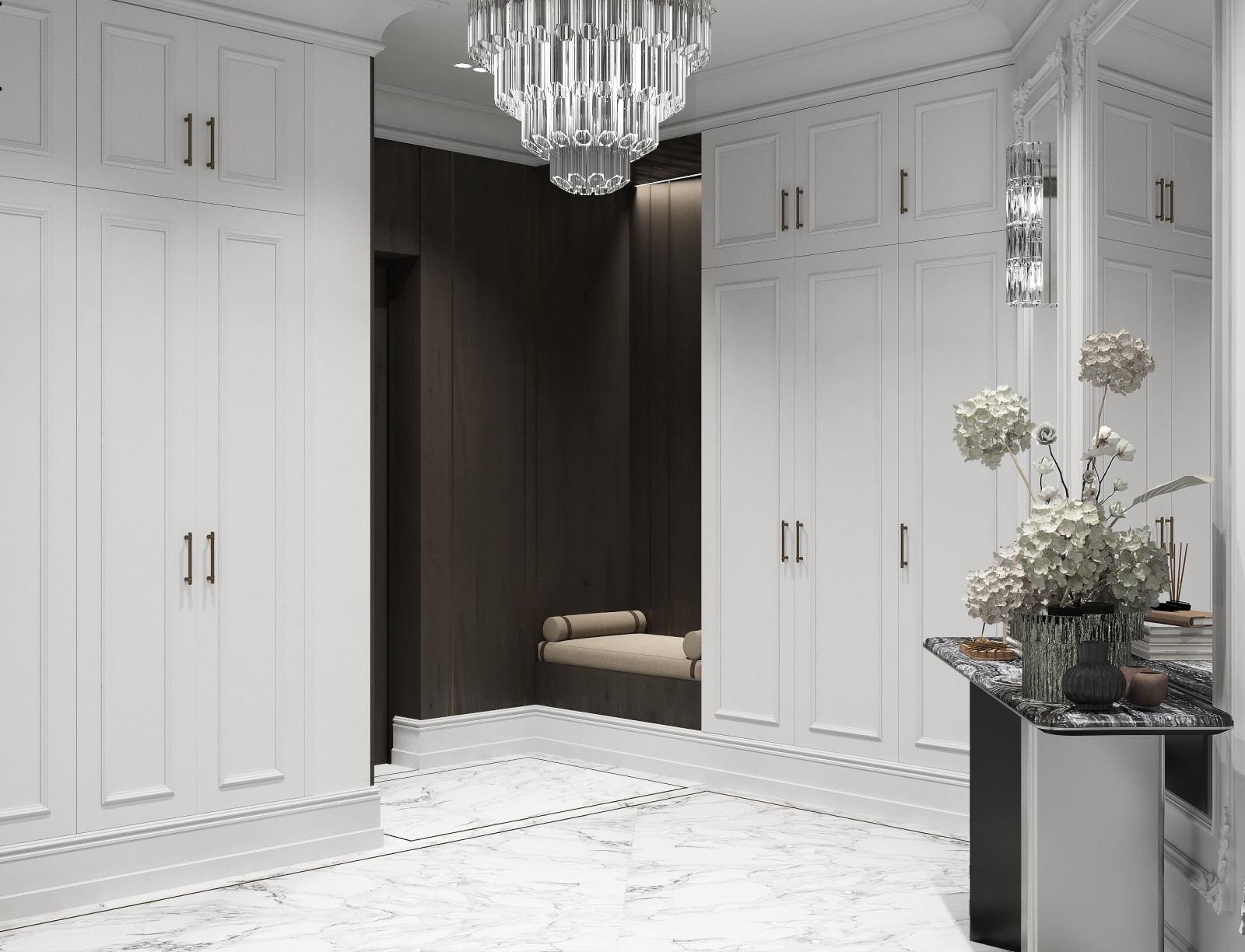 Драгоценная шкатулка, проект в стиле Арт-деко в ЖК Тихвин