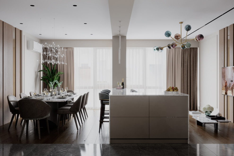 Дизайн интерьера двухуровневой квартиры