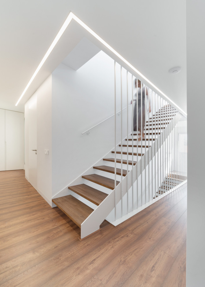 This is an example of a modern staircase in Other.