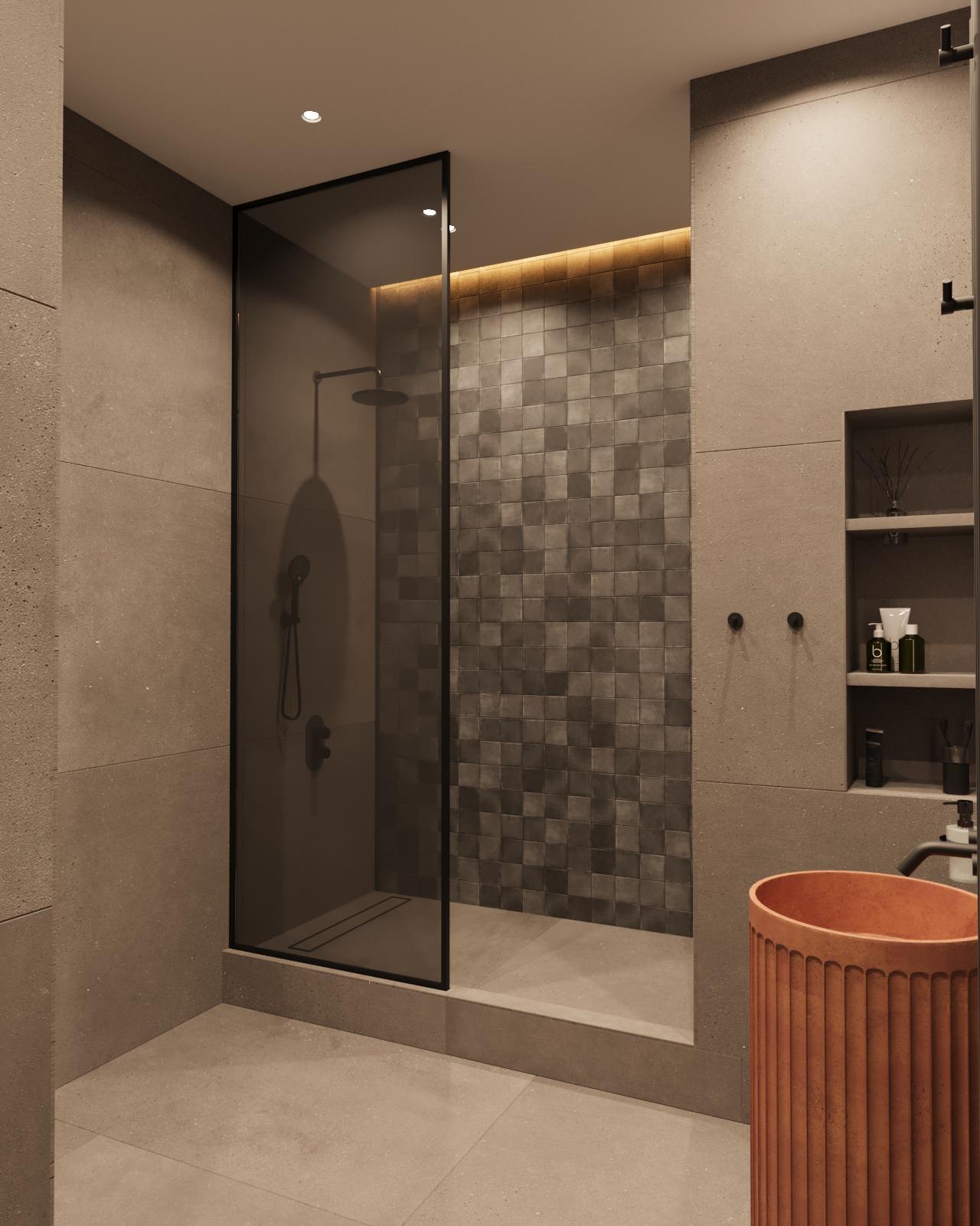 Проект двухкомнатной квартиры в Жк Петровская Доминанта, Современный стиль