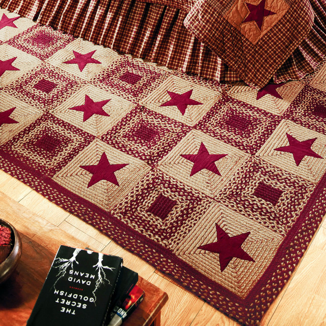 Country Star Jute Braided Rugs By Ihf Southwestern Area Country Star Jute Braided Rugs By Ihf