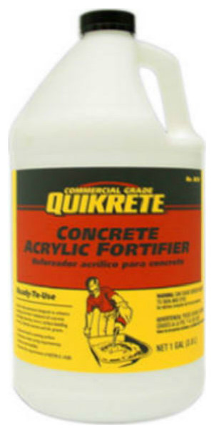 Quikrete® 861001 Commercial Grade Concrete Acrylic Fortifier, 1-Gallon