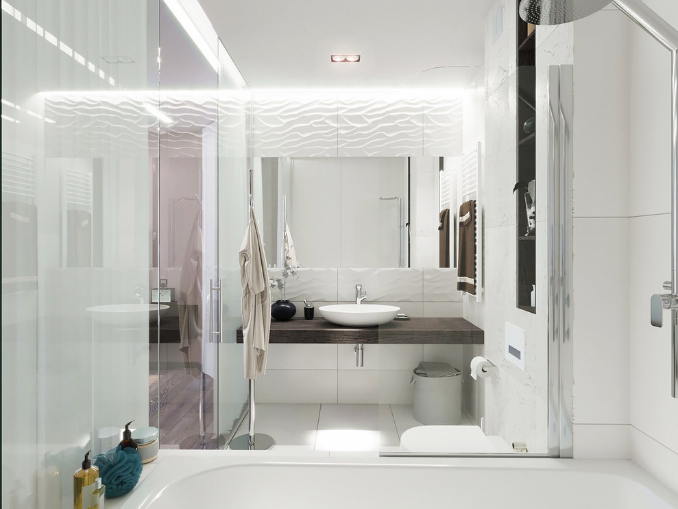 ванна в спальне в ЖК Эверест