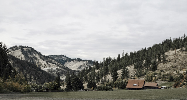 Canyon Barn rustic-exterior