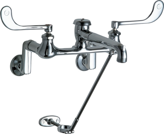 Chicago Faucets 814-VB Wall Mounted Utility Faucet - Chrome