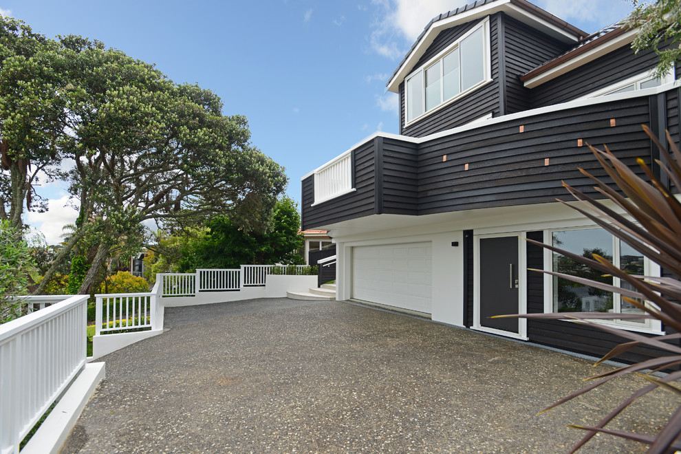 Design ideas for a contemporary exterior in Auckland.