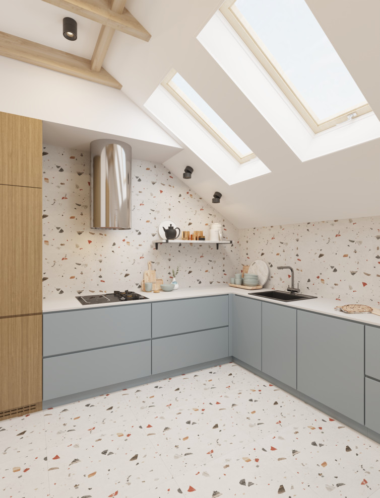 Кухня-гостиная ЖК "Черноморский 2"