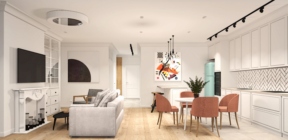 Интерьер трехкомнатной квартиры