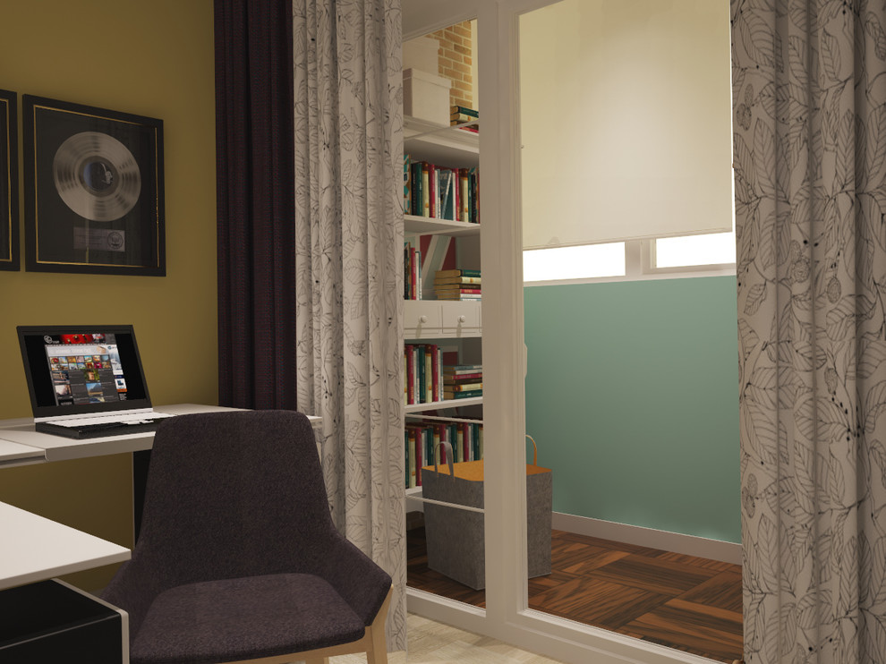 Квартира маленькая, холостяцкая с кабинетом и «дачной» лоджией