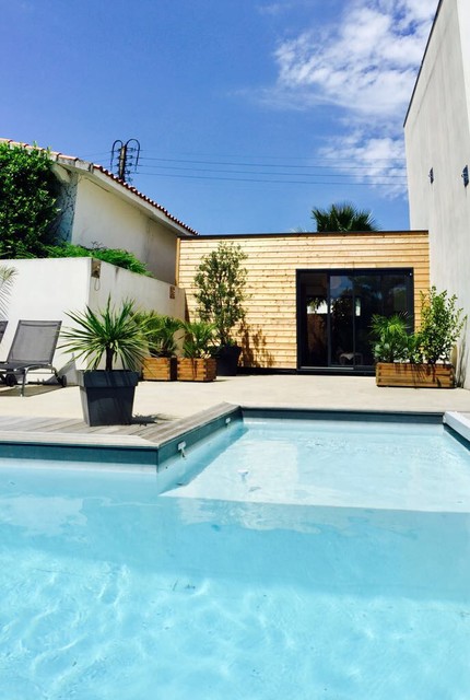 Studio pool house Anglet stile-marinaro-facciata