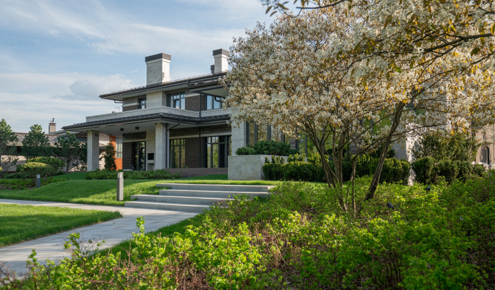 В стиле Райта. Модернизм. КП Монтевиль. 2021 г.