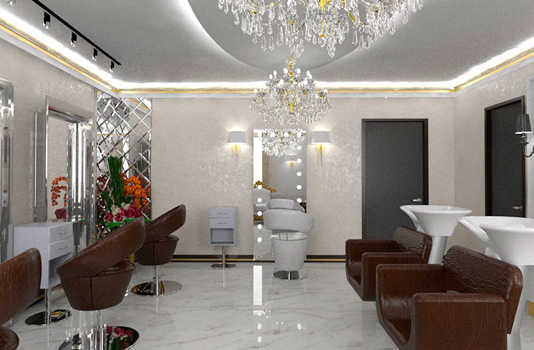 Дизайн интерьера салона красоты