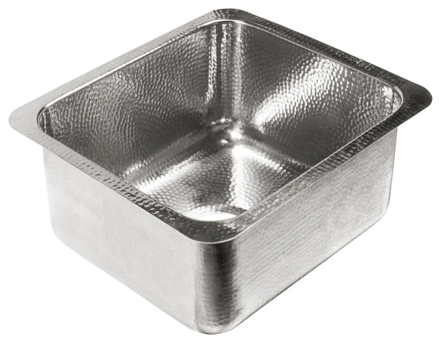 Wilson 17" Undermount Stainless Steel Bar Prep Sink, Polished
