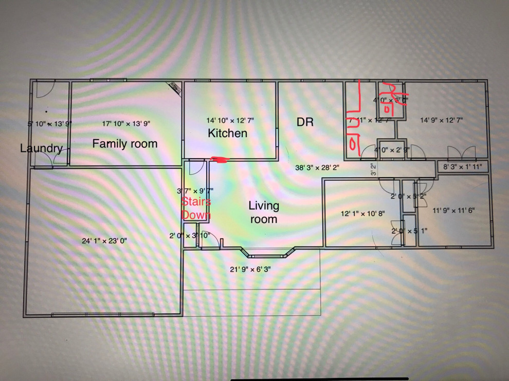 floor plan layout help adding a fourth bedroom