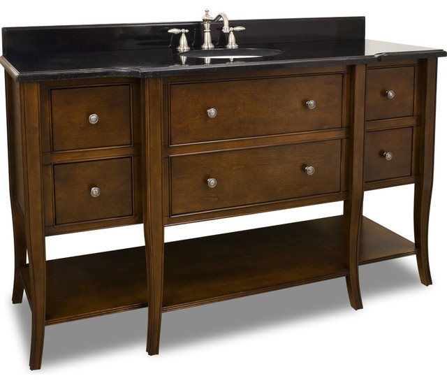 Philadelphia Classic Jeffrey Alexander 60" Vanity, Chocolate