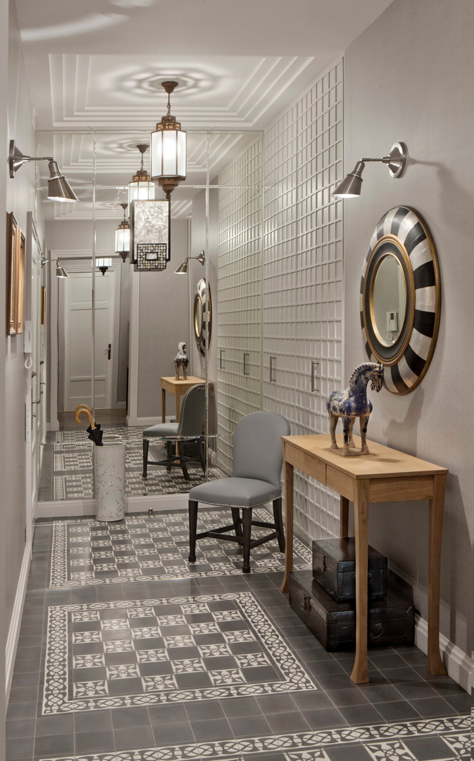 В серой дымке