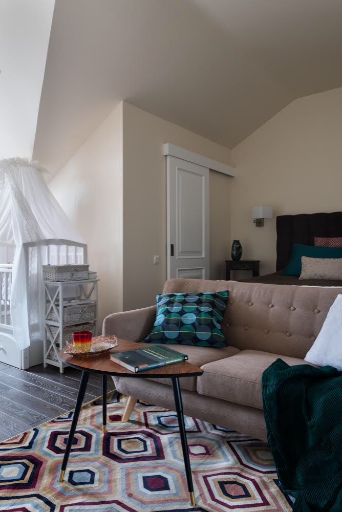 Таунхаус, 2 этажа с мансардой