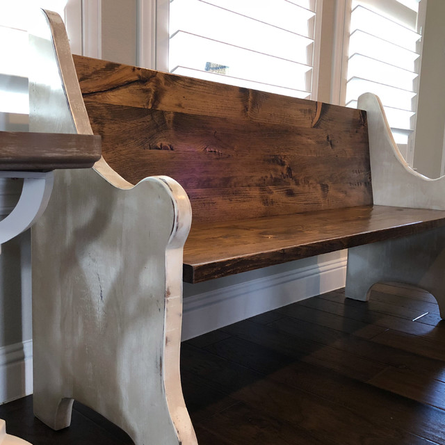 Church Pew Farmhouse Entry Dallas By Little Wooden Penguin