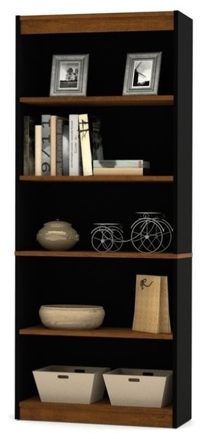 Scranton /& Co 5 Shelf Bookcase in Washed Gray