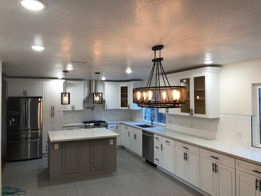 This is an example of a modern kitchen.