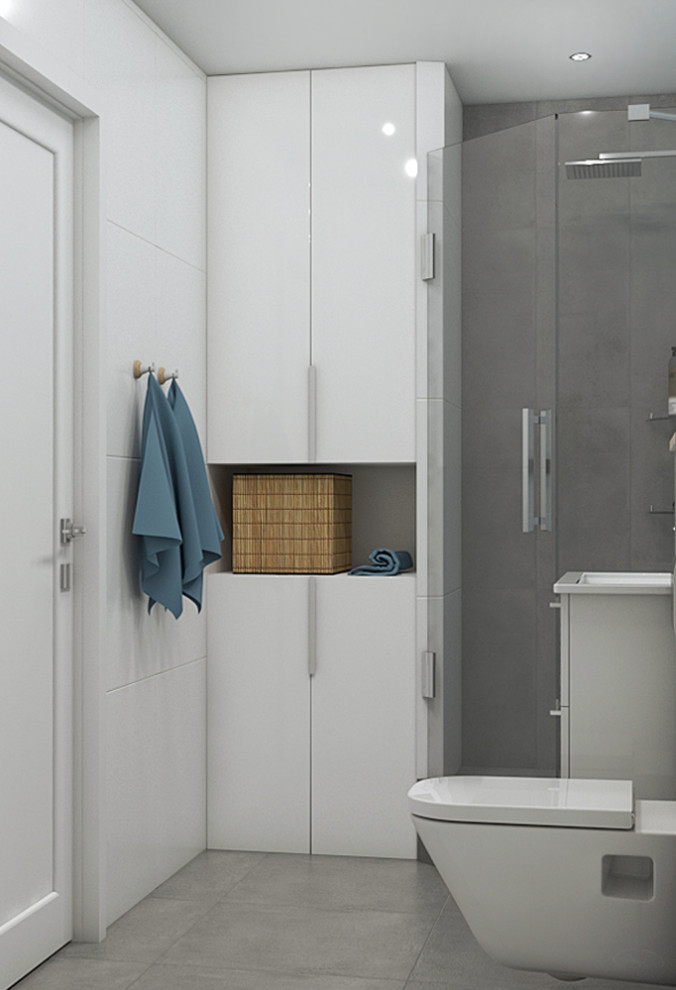 3 варианта одной душевой в Краснодаре