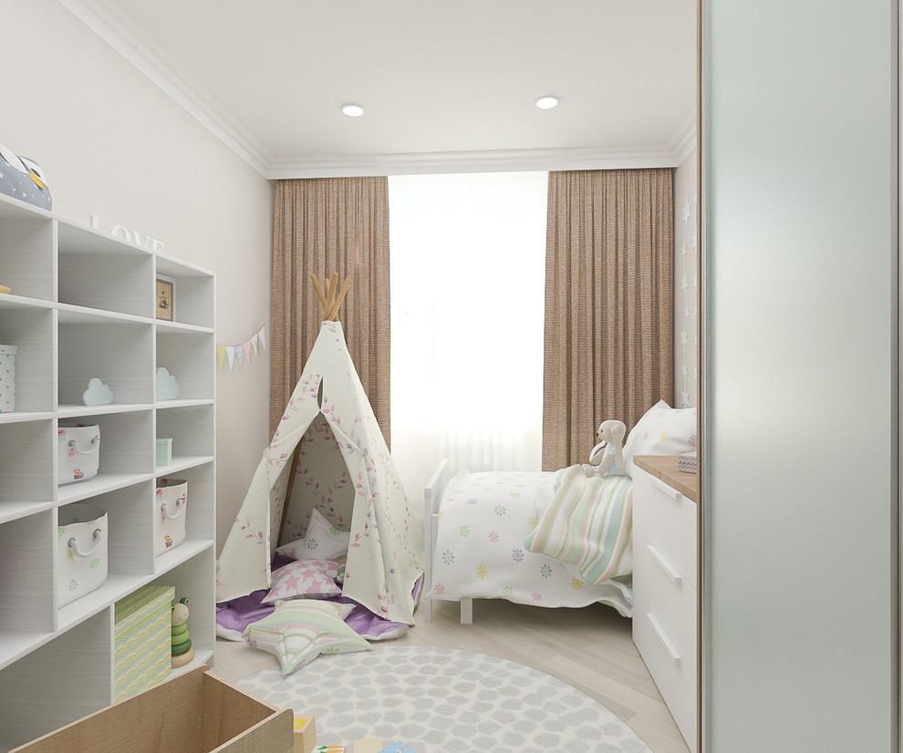 Проект детской 8,6 кв.м для девочки 2х лет, г. Уфа.