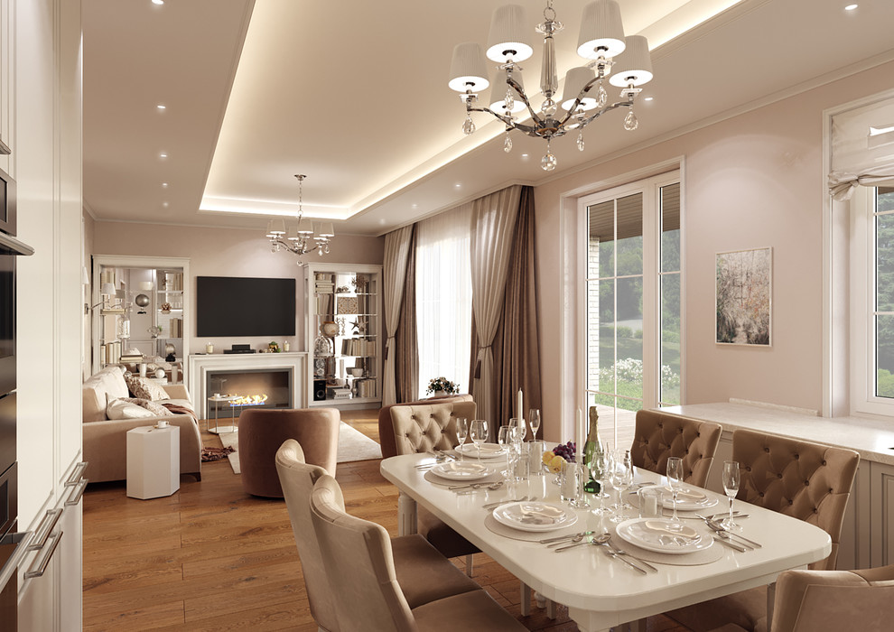 Проект интерьера загородного дома 175 кв.м в Воронежской обл.