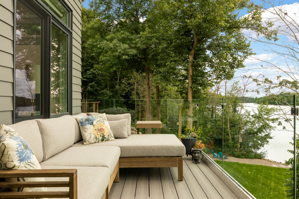 Balcony - contemporary balcony idea in Other