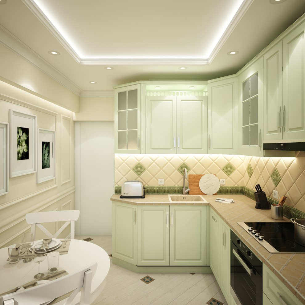 Бюджетный проект двухкомнатной квартиры в стиле неоклассика