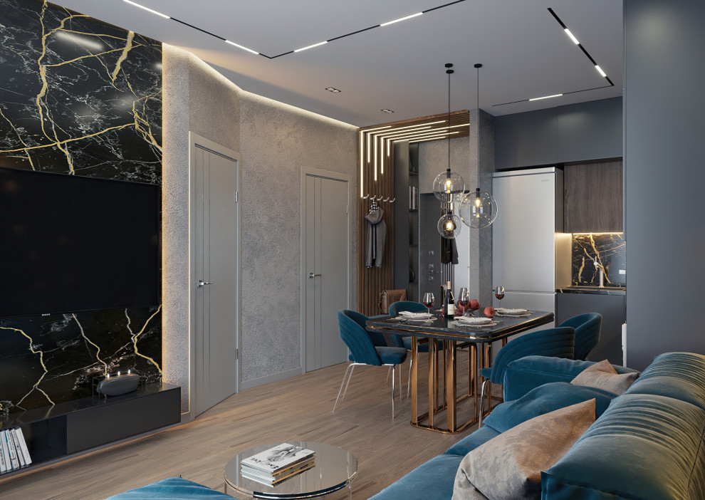 3D визуализация. Квартира в Москве, 73 м2