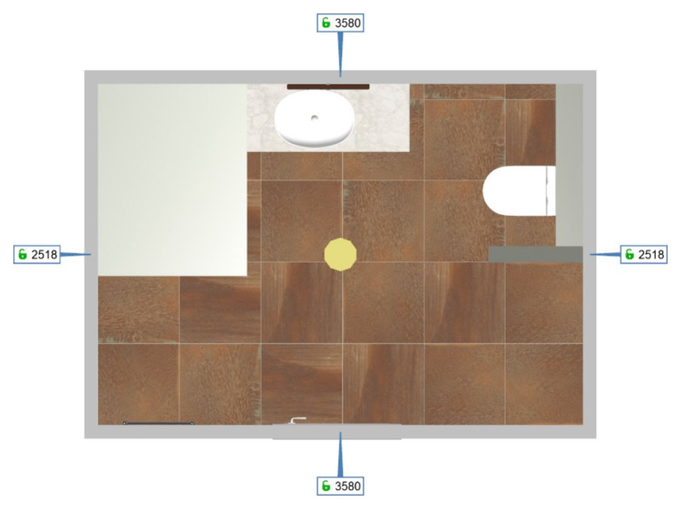 ванная в ЖК Сапфир