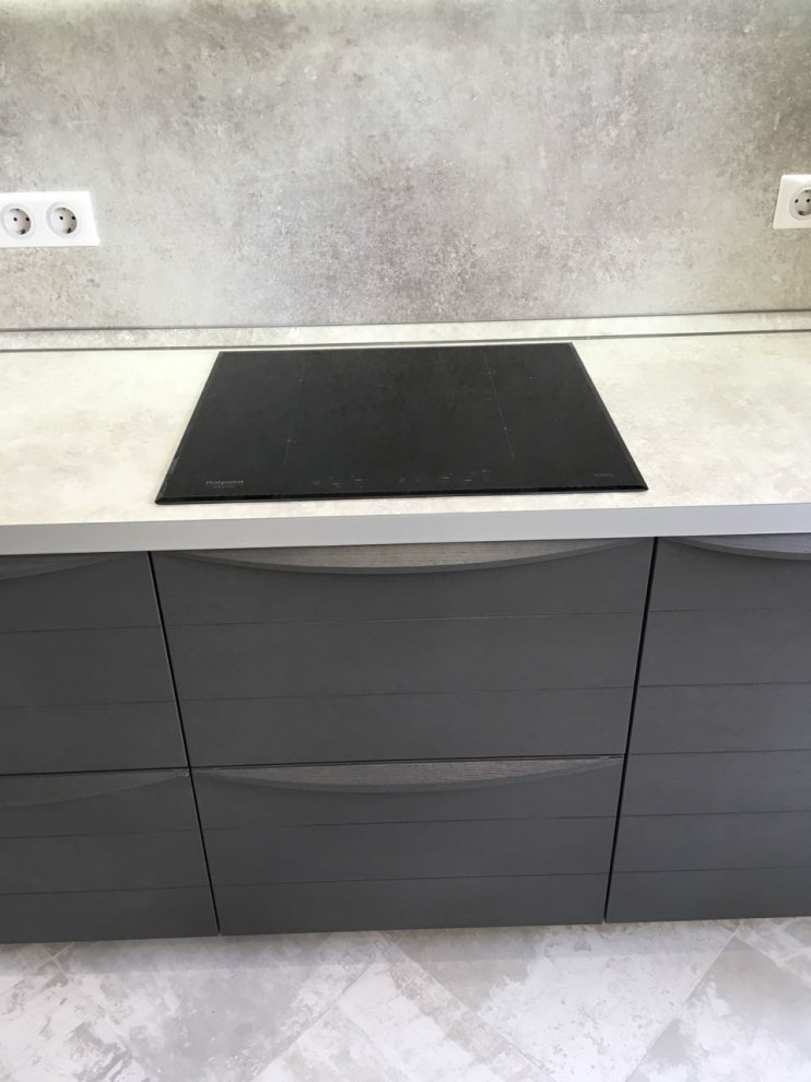 Угловая кухня в современном стиле