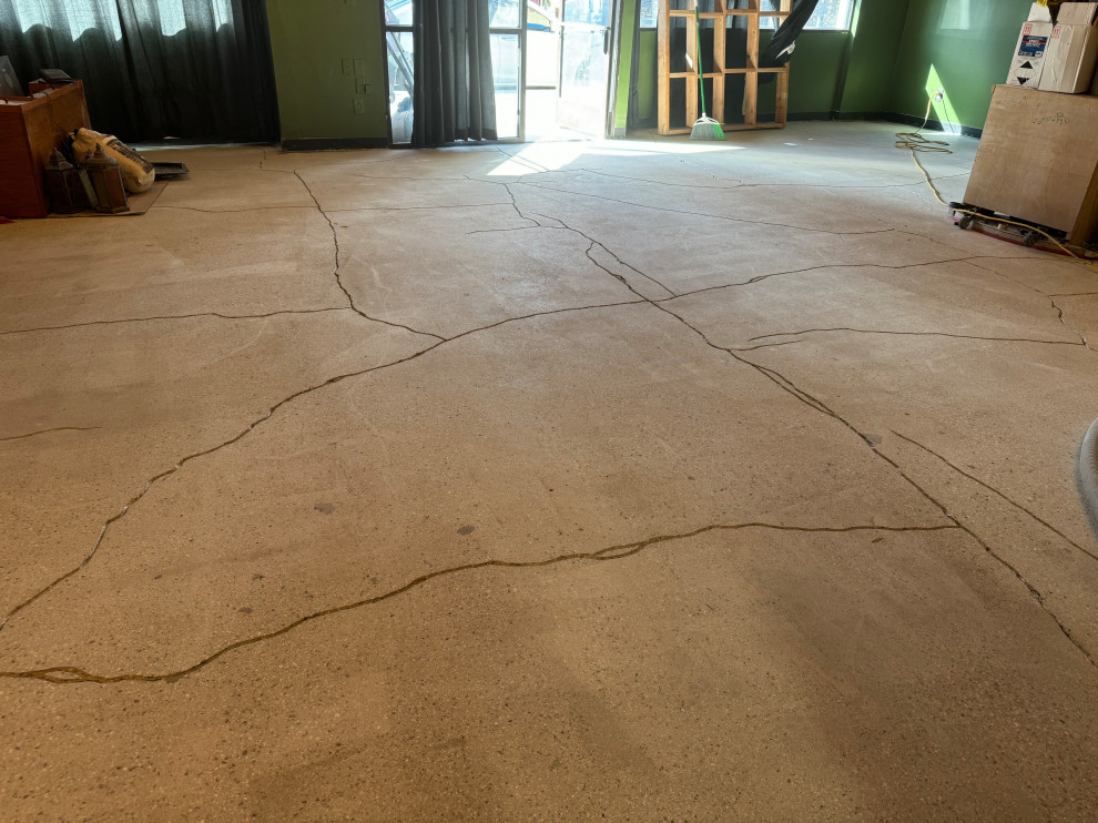 Japanese Kintsugi Polished Concrete