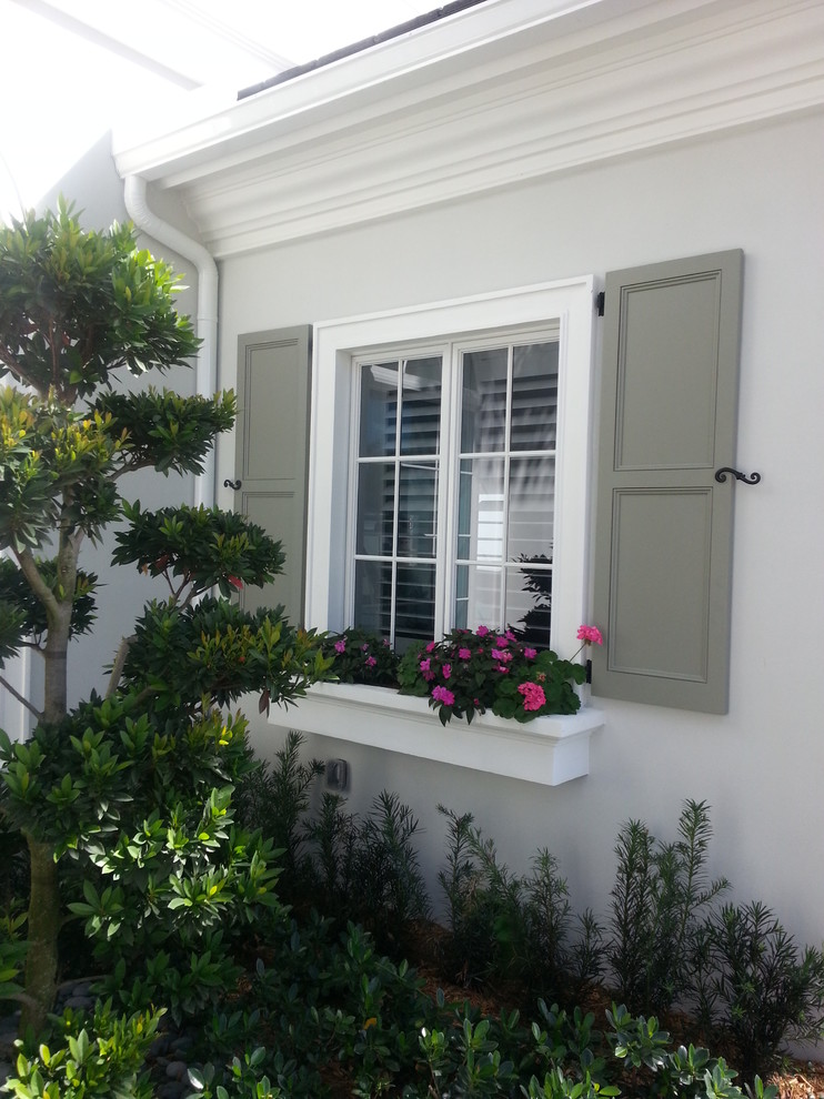Inspiration for a traditional exterior in Miami.