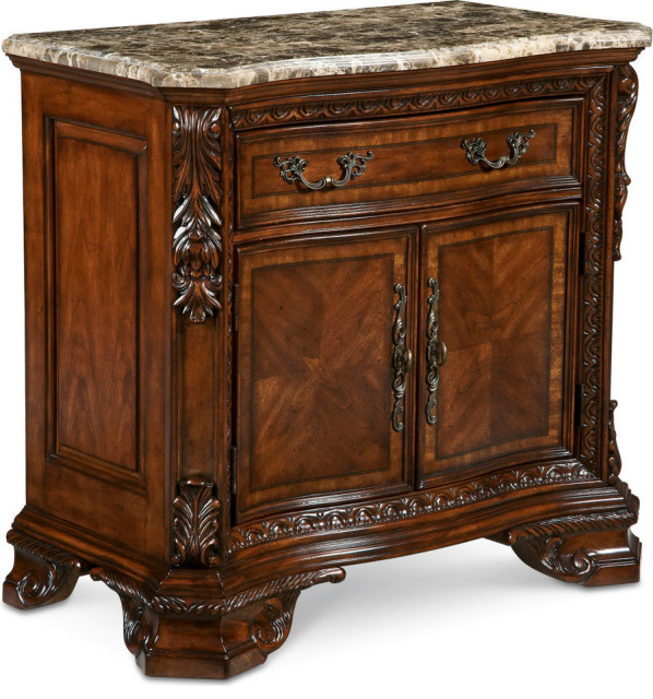 Old World Nightstand Victorian Nightstands And Bedside Tables by