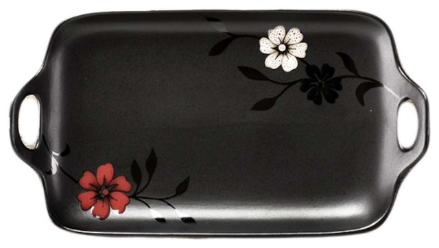 Ceramic Fruit Cheese Snack Platter Decorative Serving Tray With