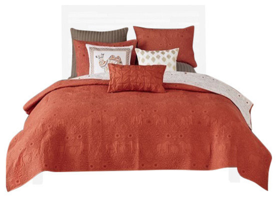 Percale Coverlet Set Contemporary Quilts And Quilt Sets By
