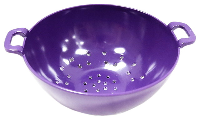 purple colander