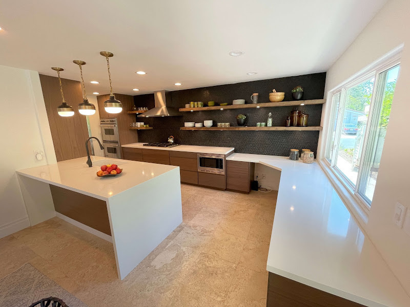 167 - Lake Forest - Design-build Mid-Century Modern Kitchen Remodel ...