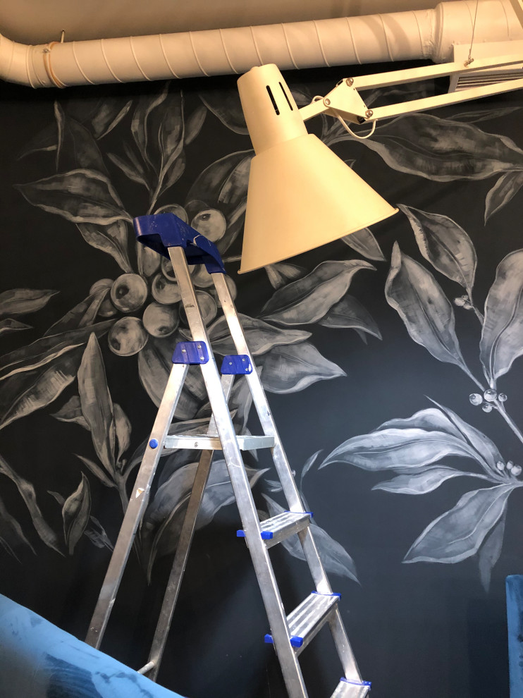 Mural for the Yagoda coffee shop chain