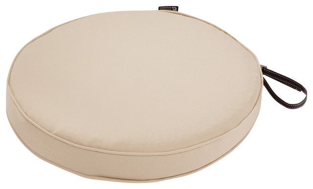 Round Patio Dining Seat Cushion Transitional Outdoor Cushions