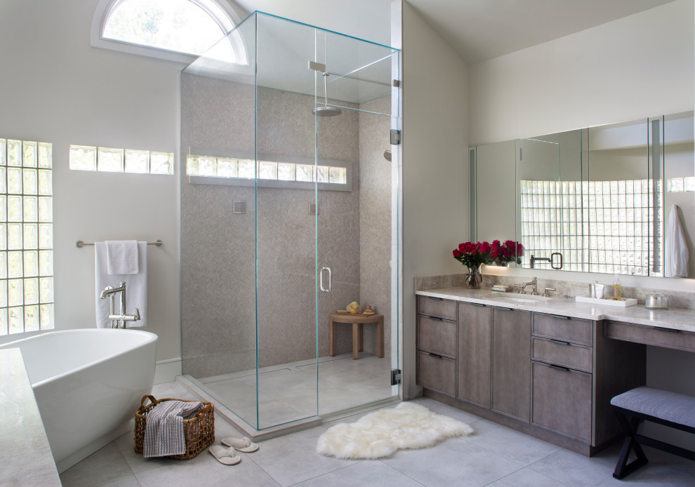 Bathroom - transitional bathroom idea in Denver