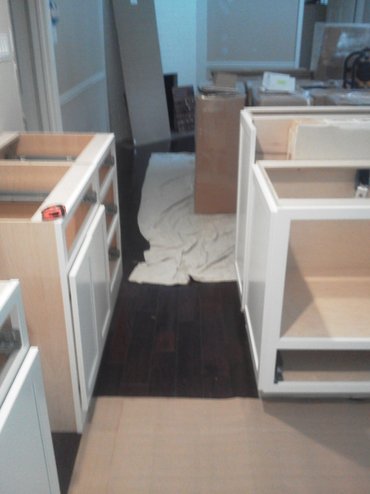 Stacy M Custom Kitchen Flooring + Bump out