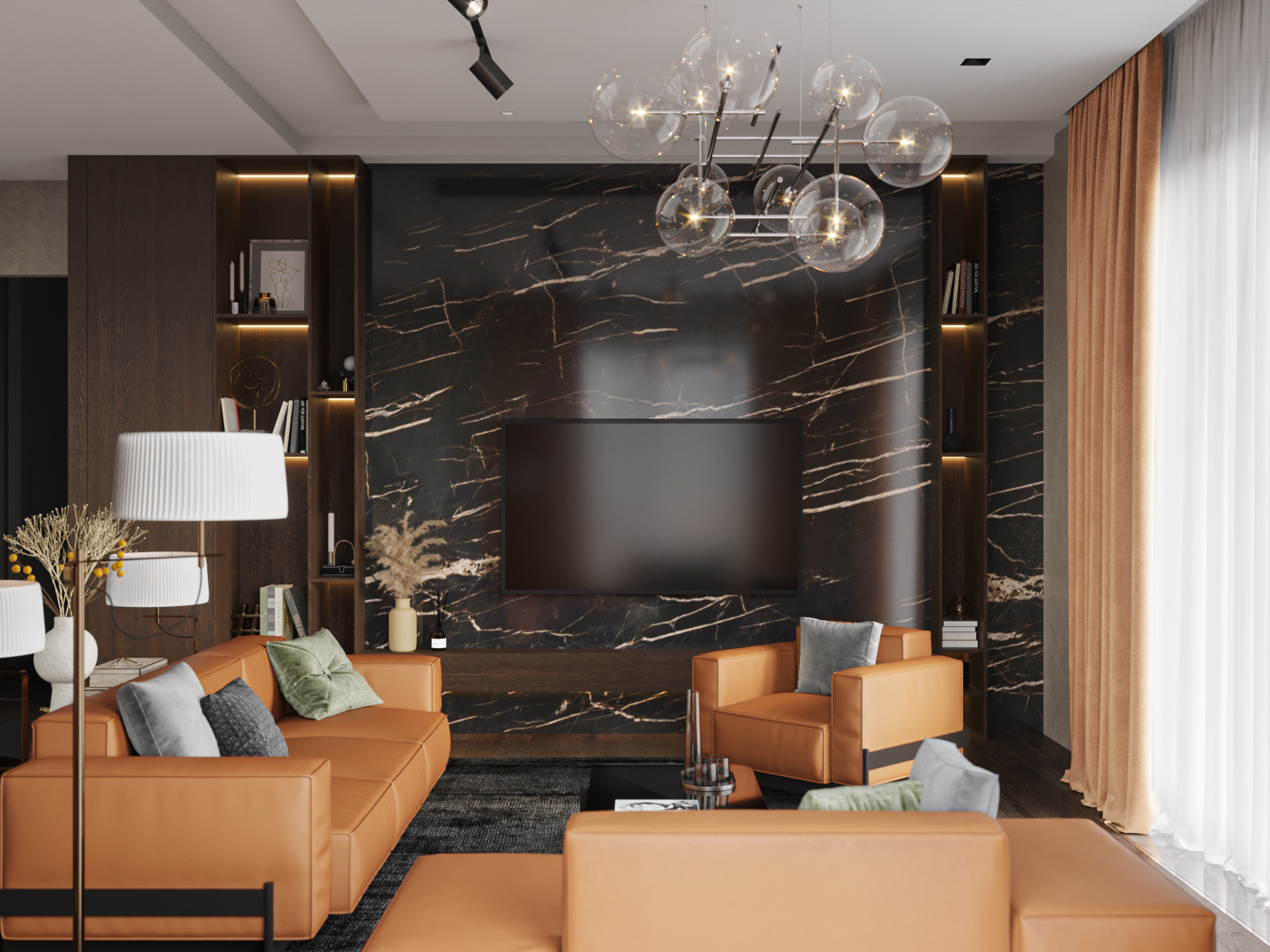 Интерьер с "мужским характером"