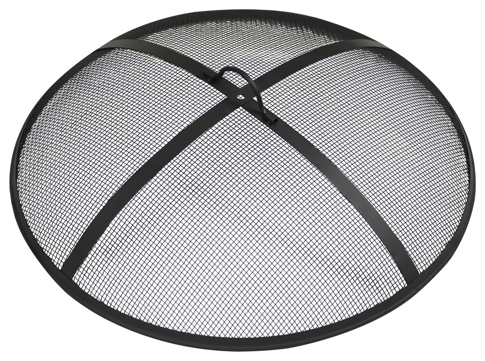 Sunnydaze Heavy Duty Fire Pit Spark Screen Steel Mesh Cover Multiple